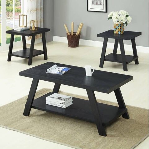 Choosing the Perfect Black Wooden Coffee Table Set for Your Living Room